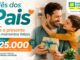 Banner da promoção Mês dos Pais da ACIA São Roque, com prêmio de R$25.000 em vales-compras, válida de 01/08/26 a 26/08/26.