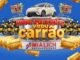 Promoção Meu Carrinho Virou Carrão dos Mialich Supermercados, com prêmios que incluem um carro elétrico BYD Dolphin Mini, motos elétricas e vale-compras de R$2.000,00.