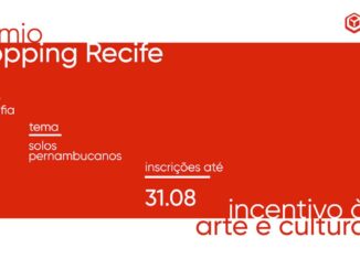 Banner do Prêmio Shopping Recife de Incentivo à Arte e Cultura, edição fotografia, com tema Solos Pernambucanos e inscrições até 31 de agosto.