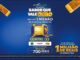 Banner da Promoção Sabor Que Vale Ouro, da M. Dias Branco, com prêmios de mais de R$1 milhão, incluindo até R$700 em cartão-premiação a toda hora e um certificado de ouro de R$1 milhão no sorteio final. Marcas participantes: Piraquê, Jasmine e Vitarella.