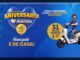 Banner da Promoção Aniversário Supermercados Avenida 79 anos — Nossa festa é de casa! Com sorteio de 31 motos elétricas e mais de 1200 vales-compras.