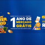Banner da Promoção Aniversário Delta Supermercados: concorra a 1 ano de mercado grátis e cupons de até R$500 na roleta do aplicativo Classe A.