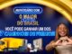 Banner da promoção Aniversário DOM: O Maior Corre do Brasil, com 7 caminhões de prêmios para concorrer no Dom Atacadista.