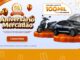 Banner da promoção Aniversário Mercadão Atacadista 14 anos, com prêmios de mais de R$100mil, incluindo Hyundai HB20, moto e cruzeiro.