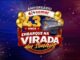 Arte promocional do Aniversário Semar Supermercados 43 Anos com o tema Embarque na Virada dos Sonhos, apresentando um cruzeiro ao fundo, balões dourados, fogos de artifício e confetes em fundo azul e vermelho.