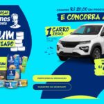 Banner da Promoção Atum Premiado Gomes da Costa: compre R$20,00 em produtos e concorra a 1 carro zero ou prêmios de até R$700,00 na hora em cartão virtual.