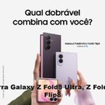 Promoção Samsung Galaxy Dobráveis: concorra a um Galaxy Z Fold8 Ultra, Z Fold8 ou Z Flip8. Válida de 14/09 a 04/10.