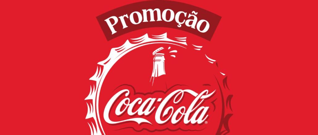 Promoção Clássicos KS Coca-Cola Arte da Promoção Clássicos KS Coca-Cola com logo da marca sobre ilustração de tampinha