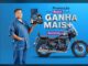 Banner da Promoção Com Bosch Você Ganha Mais, com prêmios como moto Royal Enfield Meteor 350, kit de ferramentas elétricas Bosch e vouchers de R$250.