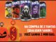 Promoção Fanta Halloween Monster Dog: na compra de 2 latas Fanta de qualquer sabor, ganhe uma mini bag exclusiva.