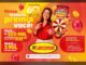 Banner da promoção Nossa História Premia Você, dos Supermercados Jacomar, comemorativa ao aniversário de 60 anos da rede, com prêmios instantâneos via aplicativo Meu Clube Jacomar.