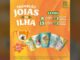 Imagem promocional da Promoção Tang Joias da Ilha com temática Moana, exibindo copos e jarra colecionáveis da marca Tang inspirados no filme da Disney.