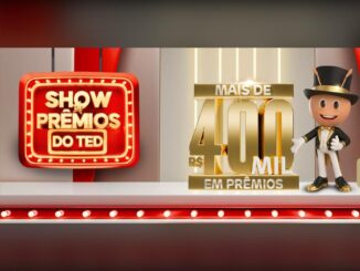 Banner da promoção Show de Prêmios do TED 2026, da Rede da Construção, com mais de R$400 mil em prêmios para sorteio entre setembro e outubro de 2026.