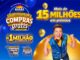 Banner da promoção Aniversário Assaí 52 Anos com o apresentador Rodrigo Faro comemorando, logotipo da campanha O Sucesso Voltou: Compras Grátis Todos os Dias e destaque para mais de 15 milhões em prêmios.