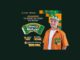 Banner da Promoção Show do Botijão, da Copagaz e Liquigás, com rapaz sorridente de camisa laranja e chapéu verde estampado, logo em formato de sanfona e anúncio de 15 premiações diárias de R$120, 8 sorteios mensais de R$10 mil e 8 sorteios finais de R$100 mil.