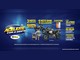 Arte da Promoção Acelere com a Gente, da WDCom, com motos Honda CG 160 Fan e BMW F900 GS Adventure, smartphones, vales-combustível de R$3.000 e a regra de um cupom a cada 25 litros abastecidos.