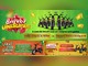 Arte da promoção Aniversário das Marcas com os banners Aniver UniSuper, Aniversário ProSuper e Aniver da Economia Uniatacadista, scooters elétricas IGotUp X-13 pretas com banco marrom e cupons de vale-compras de R$100.