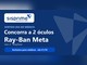Arte azul-marinho do Sorteio Dia do Médico da Sisprime com o logo da cooperativa e a chamada para concorrer a 2 óculos Ray-Ban Meta Gen 2 Wayfarer, exclusivo para médicos até 21/10.