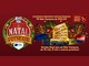 Arte da promoção Natal Premiado CDL Farroupilha, com o selo da campanha à esquerda e, à direita, vales-compras de R$500, R$5.000 e R$10.000, duas TVs, um notebook, três Alexas, um guarda-chuva e uma mochila, com o aviso de sorteio final e brindes instantâneos.