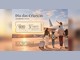 Família caminhando de mãos dadas rumo a um avião ao pôr do sol, com cupom dourado da promoção Dia das Crianças do Partage Lago Sul Shopping: a cada R$600 em compras, concorra a 3 viagens.