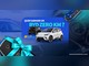 Banner azul com a pergunta "Quer ganhar um BYD zero km?", dois carros BYD Dolphin Mini, um preto e um branco, a hashtag #SouBB SouANABB e chaves de carro enfeitadas com laços azul e turquesa.