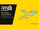 Arte do Bora de Bike 46ª edição com o logo do evento, o texto "Concorra a 6 bicicletas, participação gratuita, sorteio em 08/11/2026, Goiânia" e o mapa ilustrado do percurso, com largada e chegada na Assembleia Legislativa de Goiás.