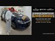 Chevrolet Onix azul com laço vermelho no teto e adesivos "Participe do sorteio!", ao lado de um homem sorridente, com logos Desmob Já, Expo ABLA e Absoluta e o texto "Vamos sortear um carro!".