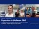 Arte do Concurso Experiência Unilever PRO com três imagens de criadores de conteúdo, um pacote de sabão em pó OMO e o texto 12 prêmios, participe de 23/10 a 02/11/2026