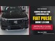 Frente de um Fiat Pulse preto em uma concessionária, ao lado do texto "Compre um Fiat 0 km e concorra a um Fiat Pulse Drive 1.3 0 km", com sorteio em 21/12/2026 em São Luís (MA).