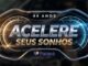 Selo da promoção 44 Anos Paraná Supermercados – Acelere seus Sonhos sobre fundo escuro desfocado com uma BMW X1, com os prêmios BMW X1 0 km, 16 iPhone 17 e 16 vale-compras.