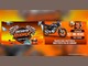 Arte do Desafio Rodrix Motos com logo e bandeiras quadriculadas, notas de R$100 no ar, piloto laranja segurando dinheiro, moto cinza e selo Premiação Mil Reais Toda Semana.