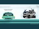 Arte da Promoção +Prêmios do Sicoob com o texto "No Sicoob você tem chances de ganhar o ano inteiro", o logotipo luminoso da promoção, um carro Renault Kwid prata, duas motos Honda e uma Smart TV.