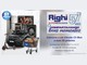 Arte da Promoção Righi Supermercados 57 Anos com um Citroën C3 preto, geladeira, Smart TV LG 4K, lavadora, air fryer, patinete elétrico e carrinho de compras, ao lado do logotipo Righi 57 Anos e dos sorteios de 24/10, 28/11 e 13/12