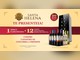 Arte da promoção Santa Helena Te Presenteia com adega climatizada preta cheia de garrafas, oito vinhos Santa Helena Reservado Especial de rótulos coloridos à frente e a chamada 1 adega climatizada + 12 vinhos, 20 kits no total.