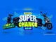 Banner azul da Promoção Super Chance ACIP com duas scooters, notas de dinheiro estilizadas e o selo R$127 mil em prêmios.