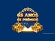 Arte da promoção 65 Anos 65 Prêmios da Surek Calçados, com letreiro dourado sobre fundo azul e caixas de presente douradas ao redor