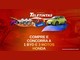 Arte da promoção Aniversário 40 Anos Teletintas, com três motocicletas Honda brancas e um carro BYD verde sobre fundo vermelho, ao lado do logo da Teletintas e do selo "40 anos", com a frase "Compre e concorra a 1 BYD e 3 motos Honda".